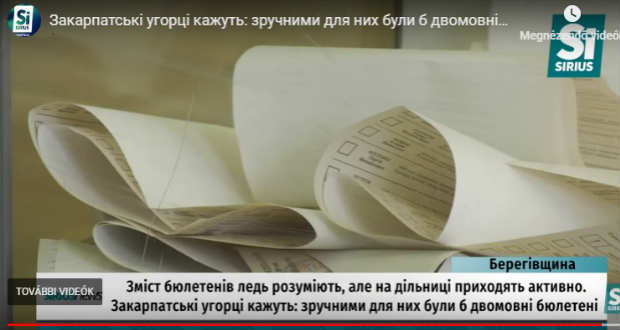 A kárpátaljai magyarság lejáratására is futotta az elnökválasztás napján