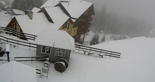 Hó fedte be a Drahobratot