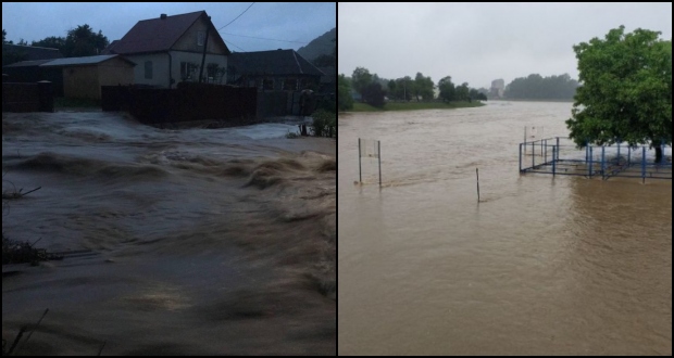 Lakott területeket is veszélyeztetnek az áradó folyók Kárpátalján