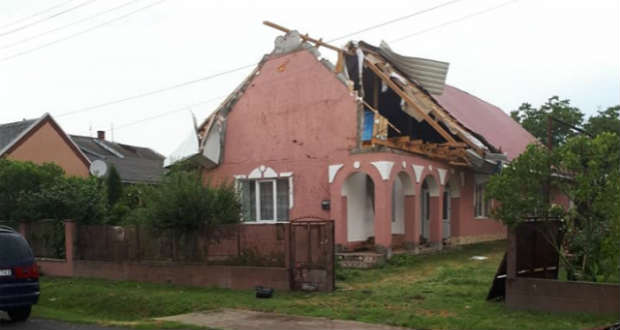 Lakóházakat rongált meg a vihar az Ungvári járásban