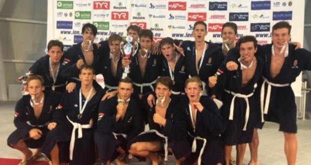 A magyarországi fiú pólóválogatott nyerte az első U15-ös Eb-t