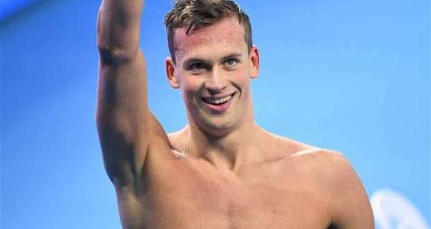 Az ukrán Mihajlo Romancsuk ezüstérmes 1500 méter gyorson