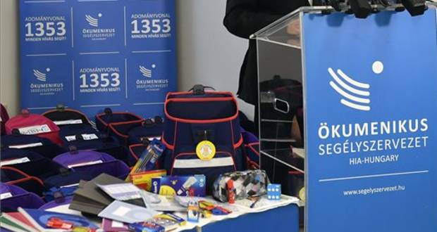 Kárpátaljai magyar iskolásoknak is gyűjt az Ökumenikus Segélyszervezet