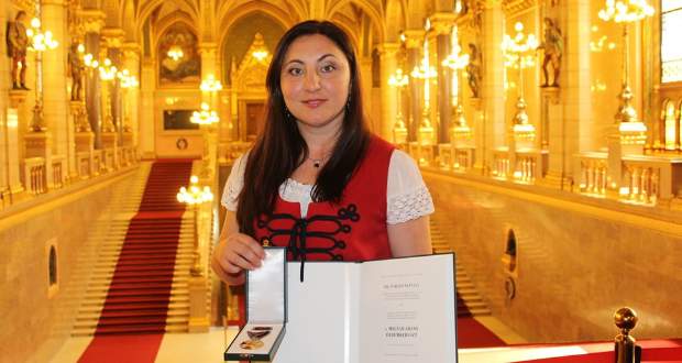 Magyar Arany Érdemkereszttel tüntették ki Dr. Váradi Natáliát