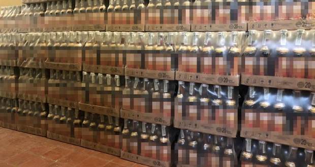 Közel tíz tonna hamisított alkoholt találtak Kárpátalján