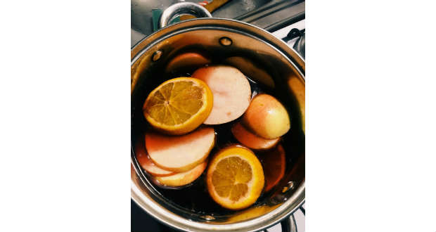 Almás-narancsos forralt bor