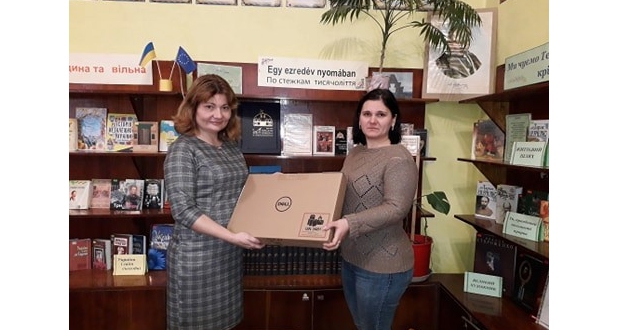 Köszönetnyilvánítás az Ungvári Járási Könyvtártól