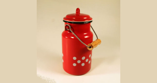 Régi tárgyak: a tejeskanna