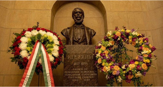 Harminc éve áll Kossuth Lajos mellszobra az amerikai kongresszus épületében