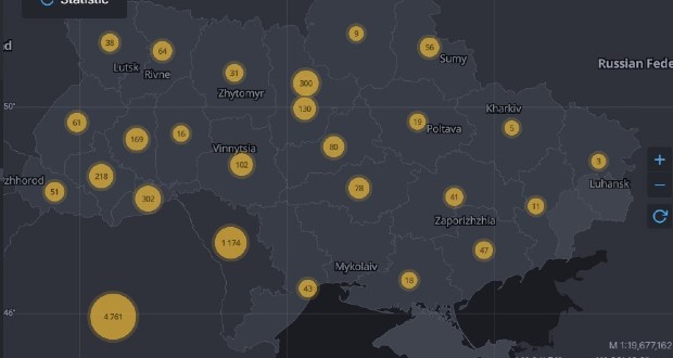 Ukrajnában 1892-re emelkedett a regisztrált koronavírusos esetek száma
