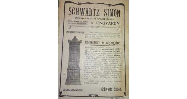 Kárpátalja anno: az ungvári Schwartz-kályhagyár
