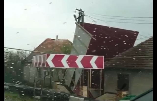 Vihar tombolt Kárpátalján