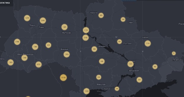 Ukrajnában 34 984-re nőtt a regisztrált koronavírusos esetek száma