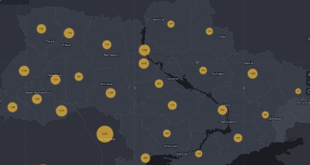 Ukrajnában 24 012-re nőtt a regisztrált koronavírusos esetek száma