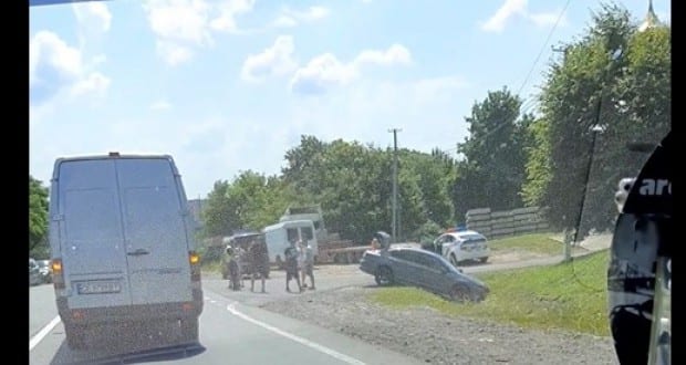 Baleset történt a Kijev–Csap autóúton