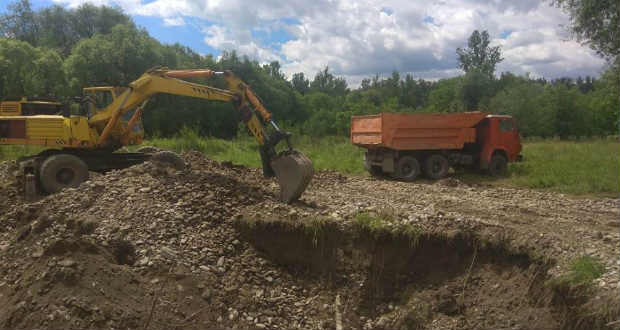 Illegális kavicskitermelés Kárpátalján