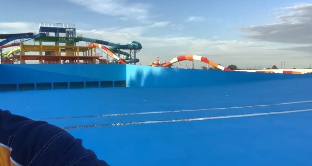 „Mesterséges tenger” nyílt a Kaszonyi Termálfürdőben