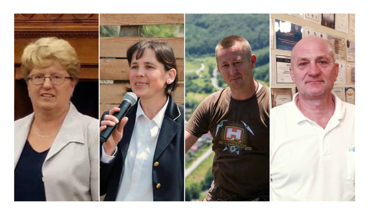 Jakab Eleonóra, Margitics Ildikó, Bíró András és Pauk Volodimir