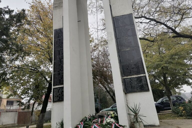 Quiet wreathing in Beregszász