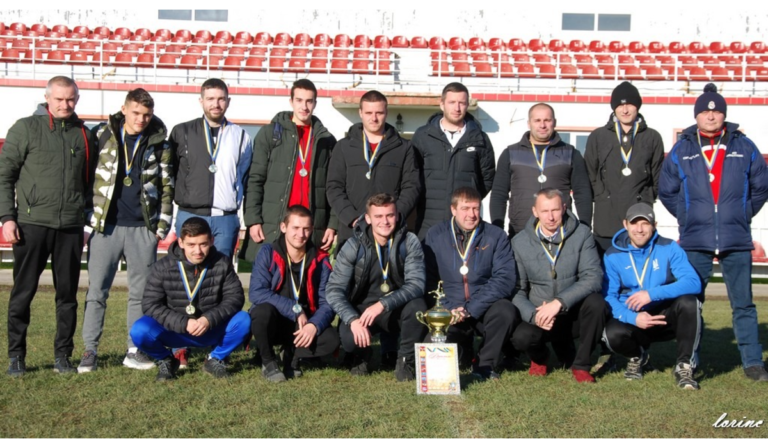 Labdarúgó-díjátadó a beregszászi Barátság Stadionban