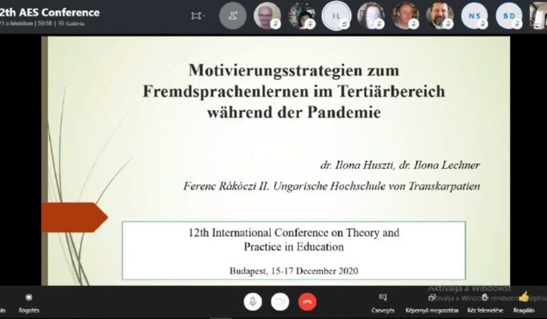 Nemzetközi pedagógiai konferencia online