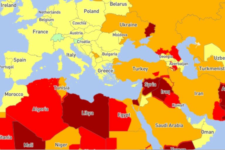 International SOS: Ukrajna a kockázatos utazási célpontok között