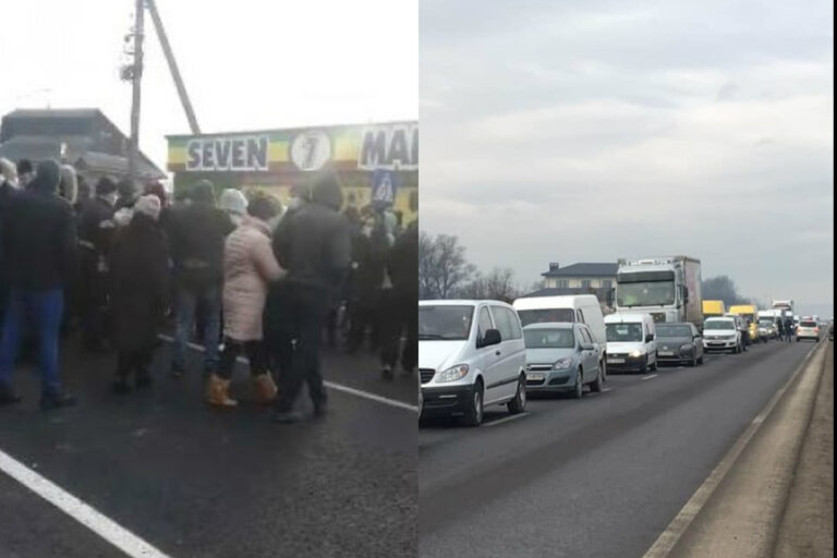 Több városban is tüntettek a magas közüzemi díjak ellen Kárpátalján