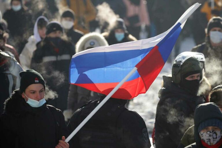 Oroszország tüntetés