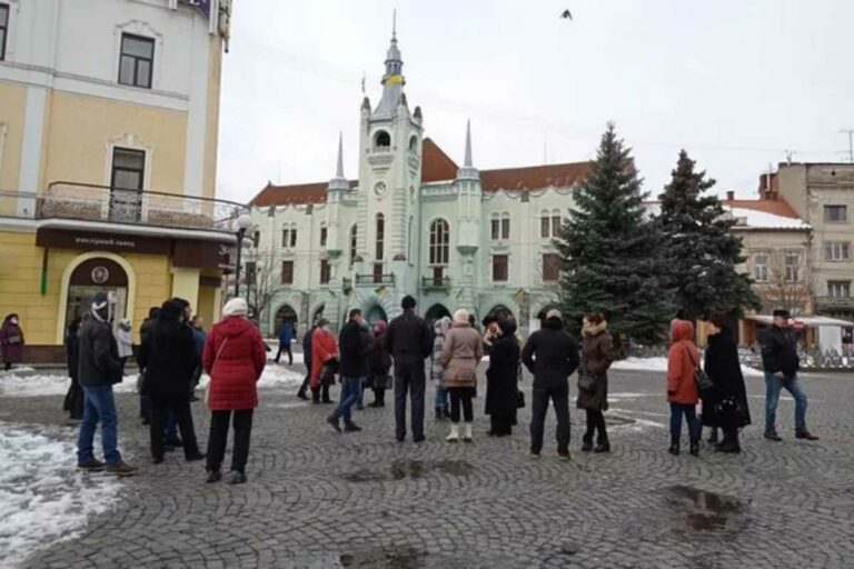 tüntetés Munkács