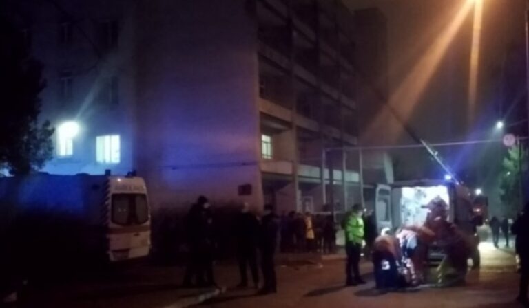 Tűz ütött ki egy kelet-ukrajnai kórházban