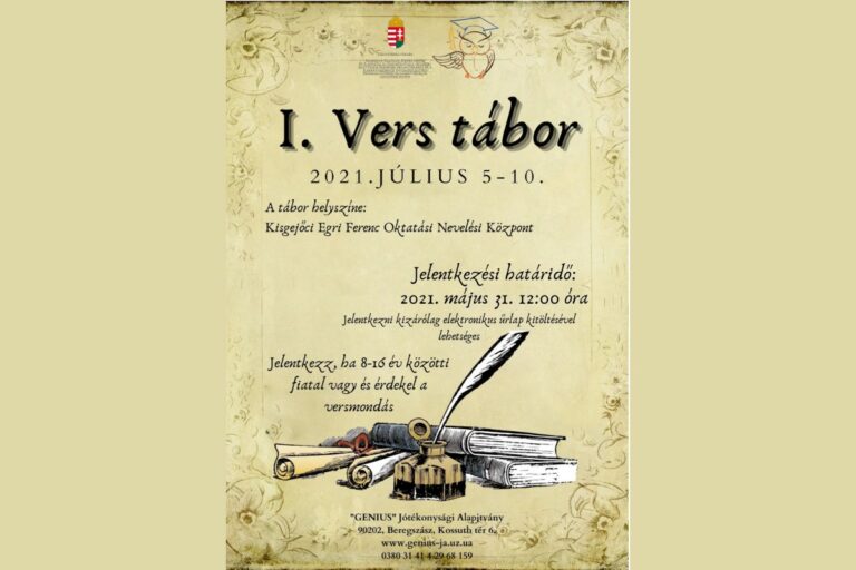 Felhívás – I. Vers tábor