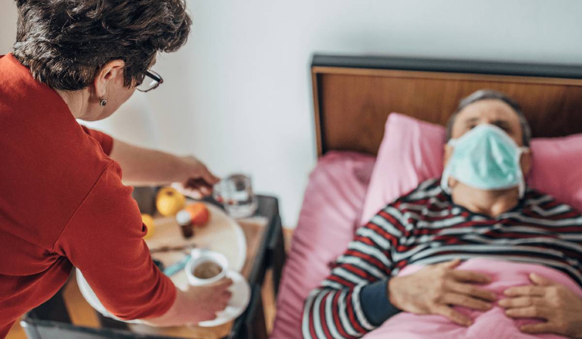 koronavírusos beteg ápolása