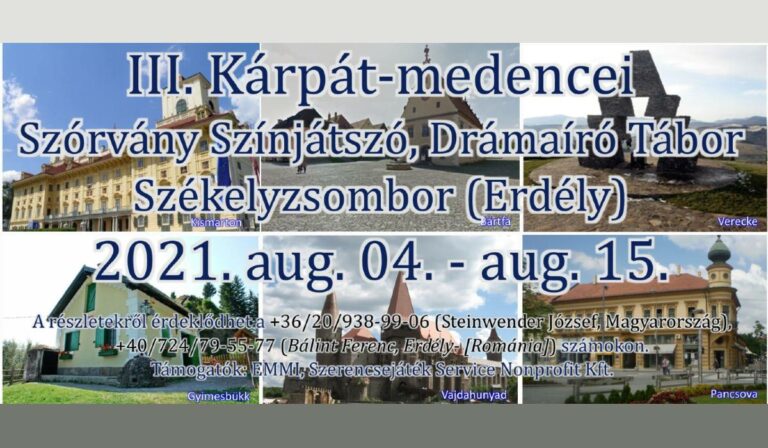 III. Kárpát-medencei Színjátszó, Drámaíró tábor