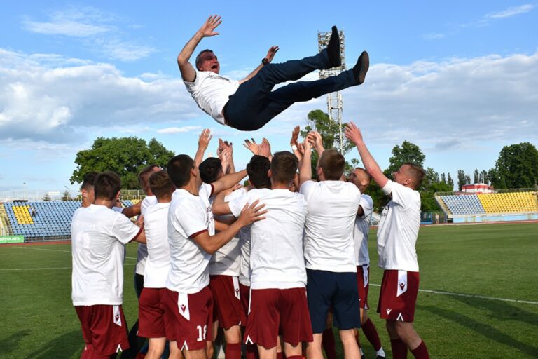 Kiütötte a Karpati Lvivet, és feljutott az Ungvári FC