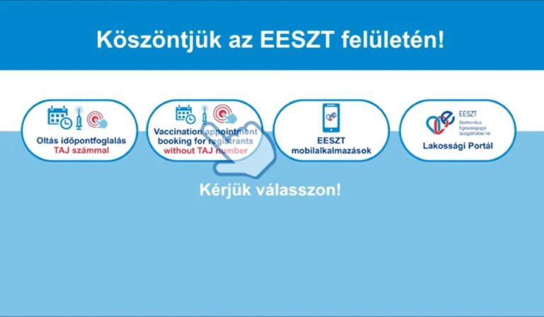 Mától az EESZT-en is regisztrálhatnak oltásra a külhoni és a külföldi magyarok