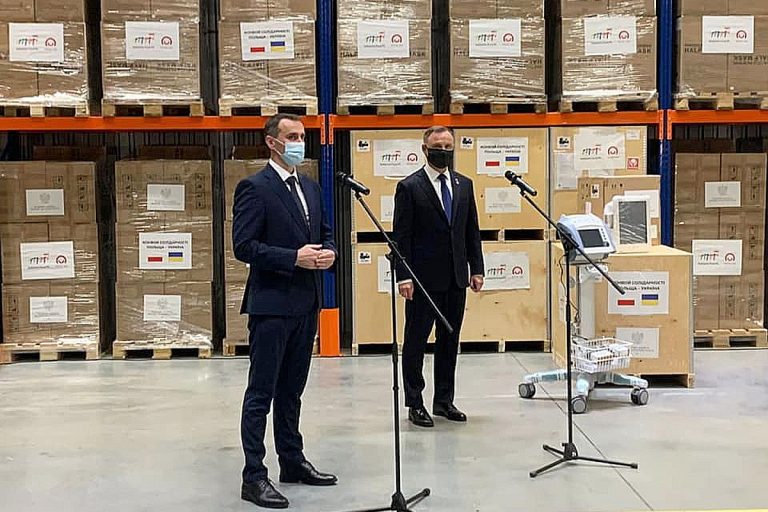 Négymillió eurós lengyel segélyszállítmányt kapott Ukrajna