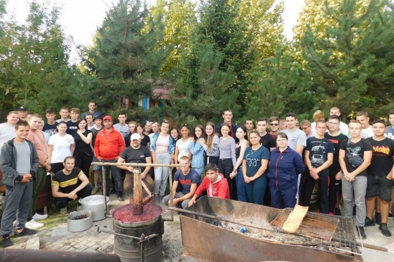 Lekvárfőzés a Nagydobronyi Szakképzési Központban