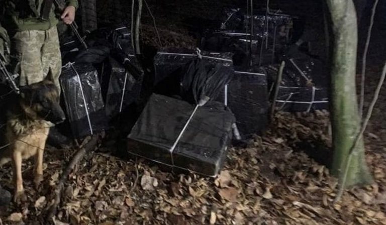 Hatezer csomag cigarettát foglaltak le az ukrán–román határ közelében