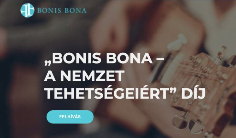 Bonis Bona – A nemzet tehetségeiért díj