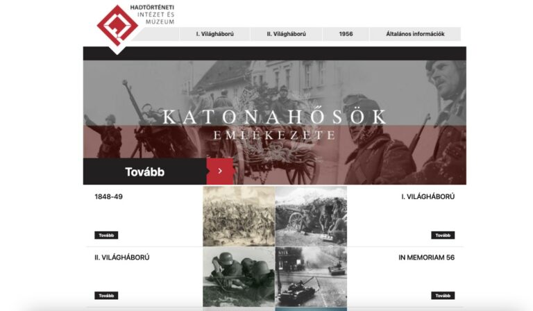 Az interneten is elérhető a hősi halottak kutatható adatbázisa