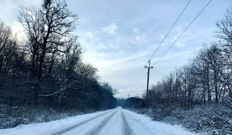 hó út havas havazás tél