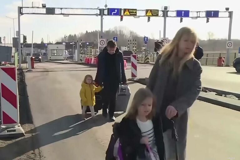 lengyel határ ukrán menekült