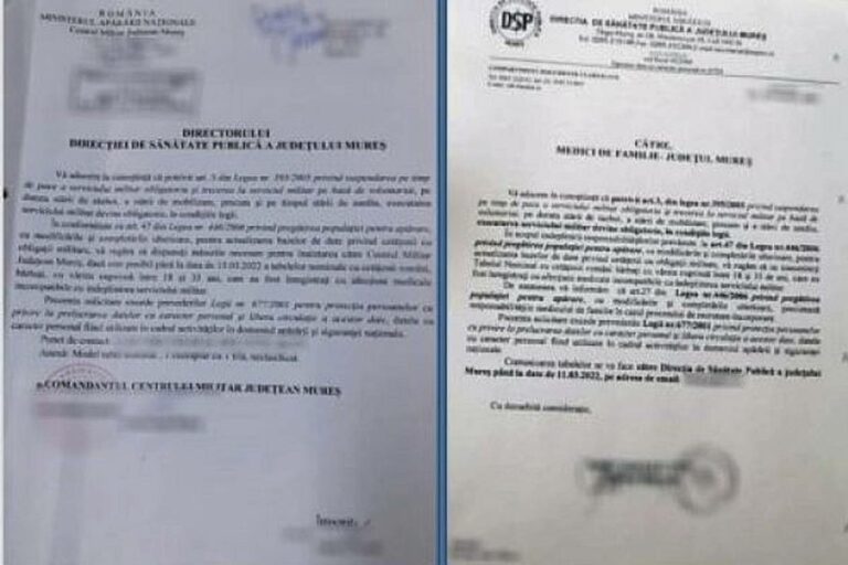 MAPN: rémhír, hogy a tartalékosok mozgósítására készülnének Romániában