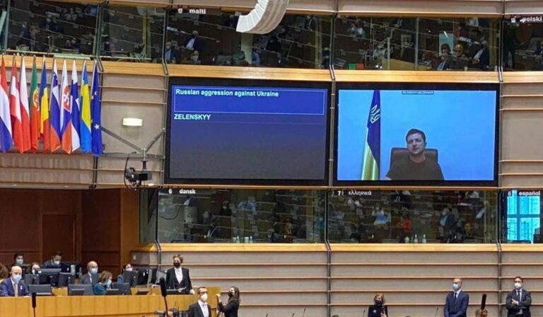 Zelensky to European Parliament: I want you to say ‘Europe’s choice of Ukraine’