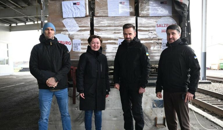 Humanitárius segély érkezett Ausztriától