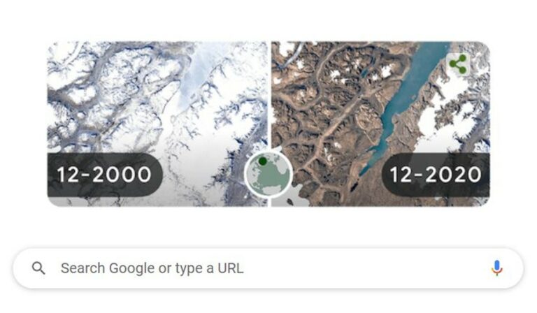 A Google a klímaválságra figyelmeztet a Föld napján