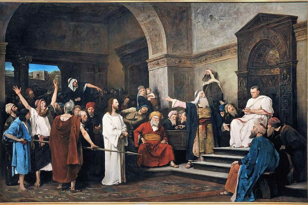 Munkácsy Krisztus Pilátus előtt