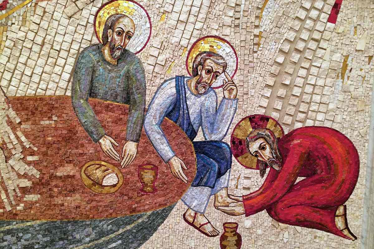 nagycsütörtök lábmosás