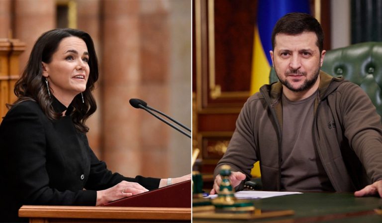 Volodimir Zelenszkij is gratulált Magyarország új köztársasági elnökének