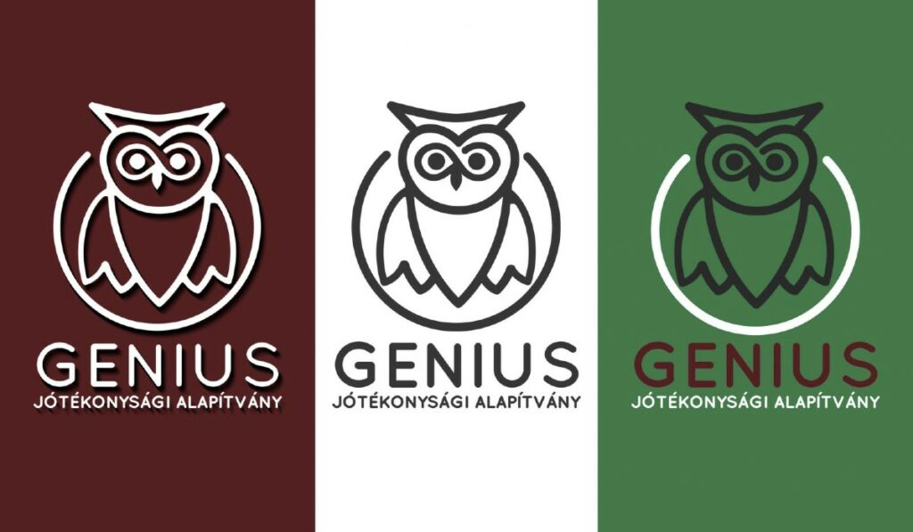 Genius jótékonysági alapítvány új logó 2022